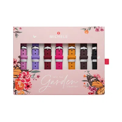 Michele Women's 16mm Silicone Interchangeable Strap Gift Set