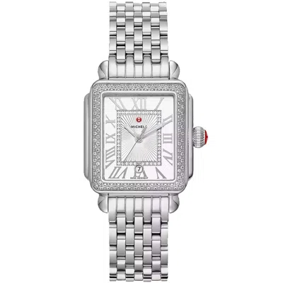 Michele Women's Deco Madison Mid Silver Dial Watch
