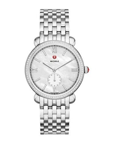 Michele Women's Gracile Diamond Watch In Metallic
