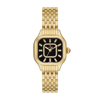 Michele Women's Meggie Three-hand, 18k Gold-plated Stainless Steel Watch