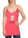 Michelle By Comune Let's Roll Womens Graphic Sleeveless Tank Top In Multi