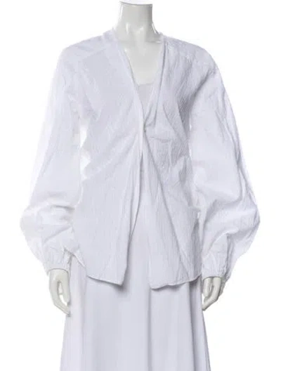 Pre-owned Michelle Farmer Evening Jacket In White
