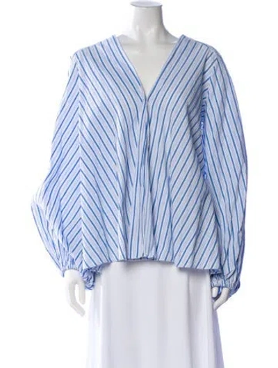 Pre-owned Michelle Farmer Striped Jacket In Multi