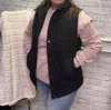Michelle Mae Corduroy Vest In Black In Black