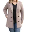 Michelle Mae Scarlett Sweater Jacket In Mocha In Brown