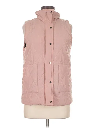 Pre-owned Michelle Mae Vest In Pink