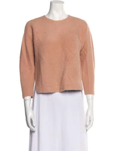 Pre-owned Michelle Mason Crew Neck Sweater In Pink