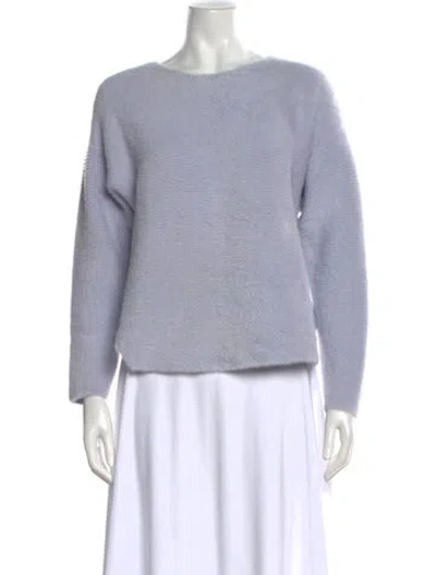 Pre-owned Michelle Mason Crew Neck Sweater In Purple