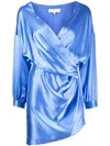 Michelle Mason Minikleid Mit Drapierten Akzenten In Blue