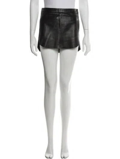 Pre-owned Michelle Mason Lambskin Mini Skirt In Multi