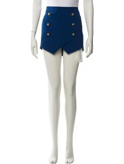 Pre-owned Michelle Mason Mini Skirt In Multi