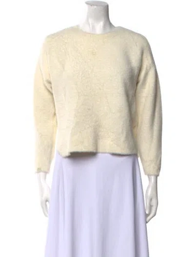 Pre-owned Michelle Mason Nylon Crew Neck Sweatshirt In Neutral
