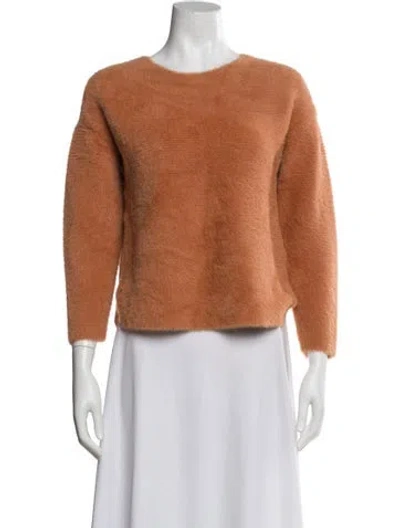 Pre-owned Michelle Mason Nylon Scoop Neck Sweater In Multi