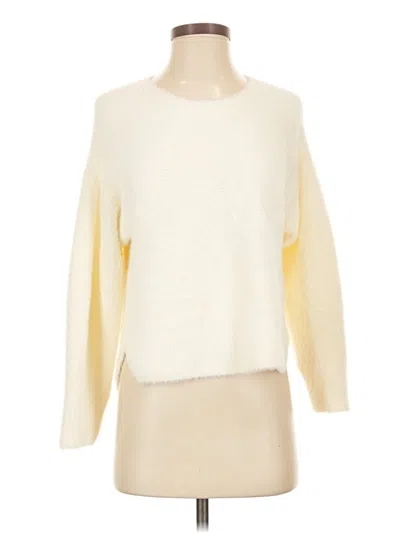Pre-owned Michelle Mason Pullover Sweater In Ivory