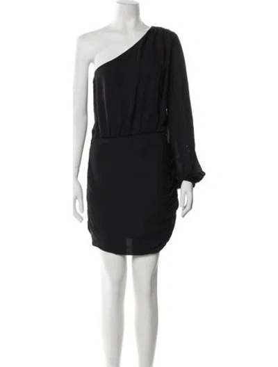Pre-owned Michelle Mason Silk Mini Dress In Multi