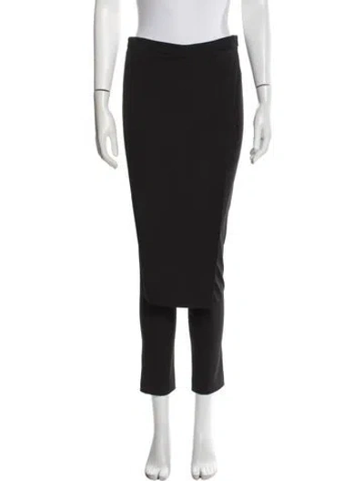 Pre-owned Michelle Mason Skinny Leg Pants In Black