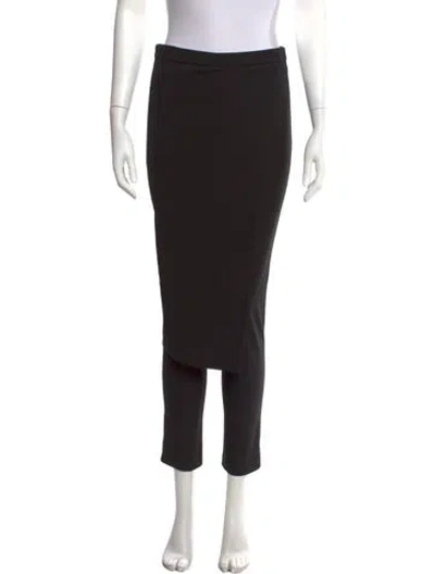 Pre-owned Michelle Mason Straight Leg Pants W/ Tags In Black