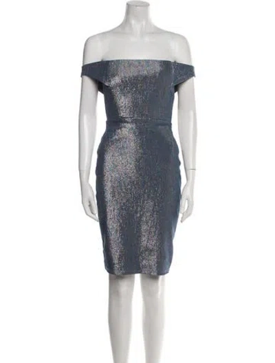 Pre-owned Michelle Mason Striped Mini Dress W/ Tags