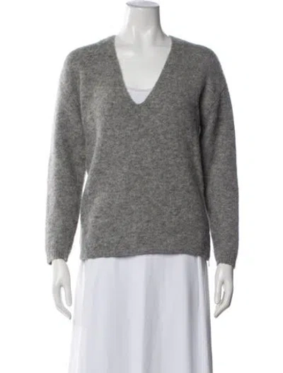 Pre-owned Michelle Mason V-neck Sweater In Blue