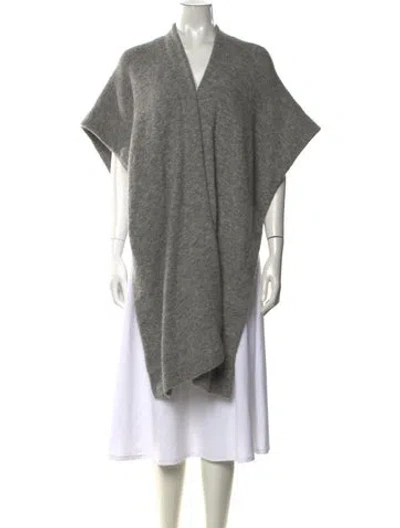Pre-owned Michelle Mason V-neck Sweater In Grey