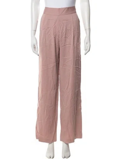 Pre-owned Michelle Mason Wide Leg Pants In Pink