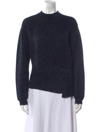 Pre-owned Michelle Mason Wool Mock Neck Sweater