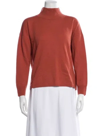 Pre-owned Michelle Mason Wool Turtleneck Sweater In Red