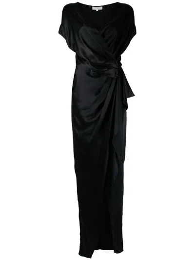 Michelle Mason Drapiertes Kleid In Black