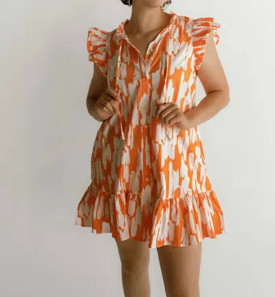 Michelle Mcdowell Abby Dress In Orange