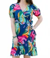 Michelle Mcdowell Asher Funky Jungle Dress In Multi In Blue