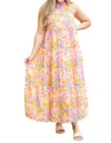 Michelle Mcdowell Bethany Dress In Sea Flower Lilac In Multi