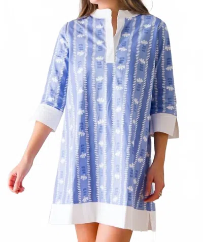 Michelle Mcdowell Camillie Stripe Dress In Blue In Multi