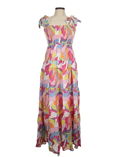 Pre-owned Michelle Mcdowell Casual Dress In Pink