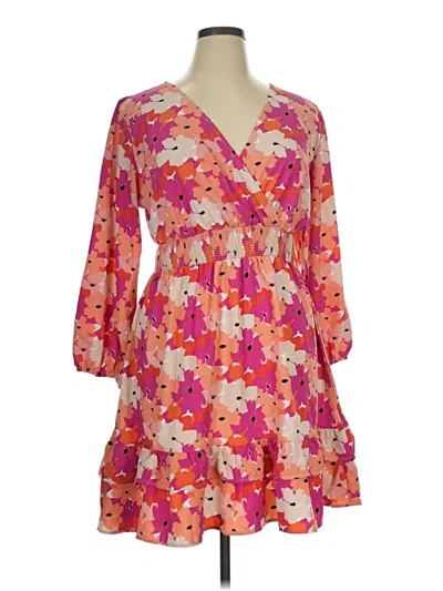 Pre-owned Michelle Mcdowell Casual Dress In Pink