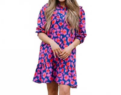 Michelle Mcdowell Fancy Like Dress In Violet In Multi