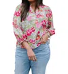Michelle Mcdowell Gianna Top In Hopeful Romantic Sand In Multi