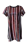 Michelle Mcdowell Julia Game Day Sequin Dress In Red & Black In Multi
