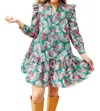 Michelle Mcdowell Kendal Mini Dress In Toucan Tango In Gray