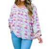 Michelle Mcdowell Loren Top In Come Away With Me Melon In Multi