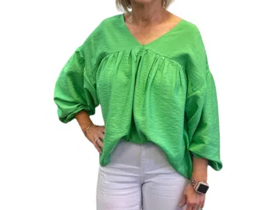 Michelle Mcdowell Loren Top In Pine In Silver