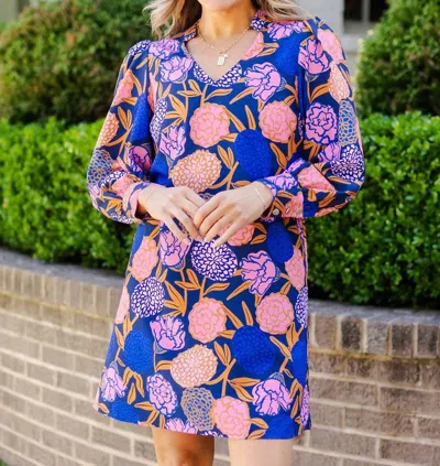 Michelle Mcdowell Make You Mine Jordan Dress In Navy In Blue