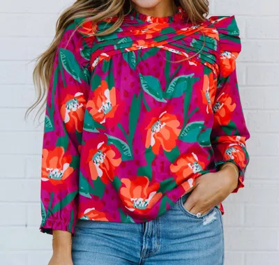 Michelle Mcdowell Mckenna Gold Rush Top In Multicolor