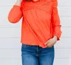 Michelle Mcdowell Mckenna Top In Fire In Orange