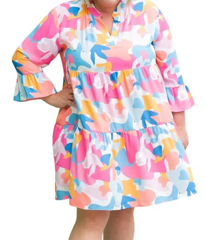 Michelle Mcdowell Morgan Dress In Oh Hello There Pink In Multi
