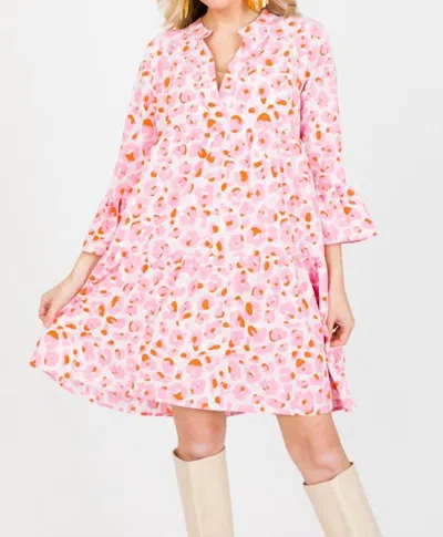 Michelle Mcdowell Morgan Mini Dress In Walk This Way In Pink