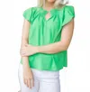 Michelle Mcdowell Penelope Top In Green In Green