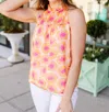 Michelle Mcdowell Presley Top In Kiwi Kiss Orange In Multi