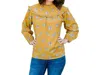 Michelle Mcdowell Robin Top In Lucky Stripe In Yellow