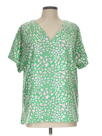 Pre-owned Michelle Mcdowell Short Sleeve T-shirt In Green