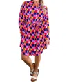 Michelle Mcdowell The Ronan Check Me Out Dress In Multicolor In Pink